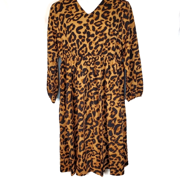 Shein leopard print midi dress - Picture 2 of 6